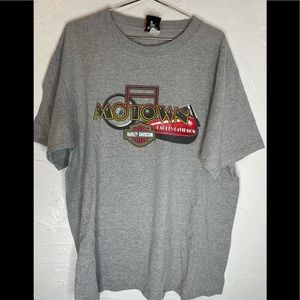 Vintage 2003 Harley-Davidson Sz XL  Gray Motown